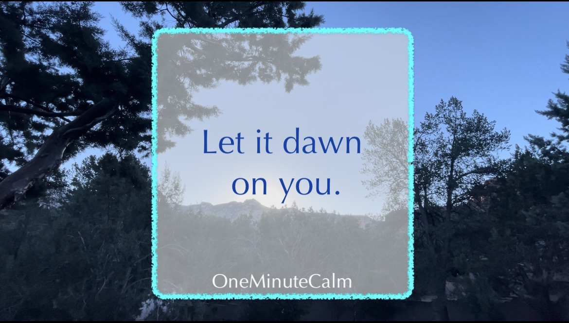 OneMinuteCalm's tweet image. podcasters.spotify.com/pod/show/onemi…

#earlymorning #dawn #wakeup #morning #findingjoy #sedona #Mindfulness #podcast