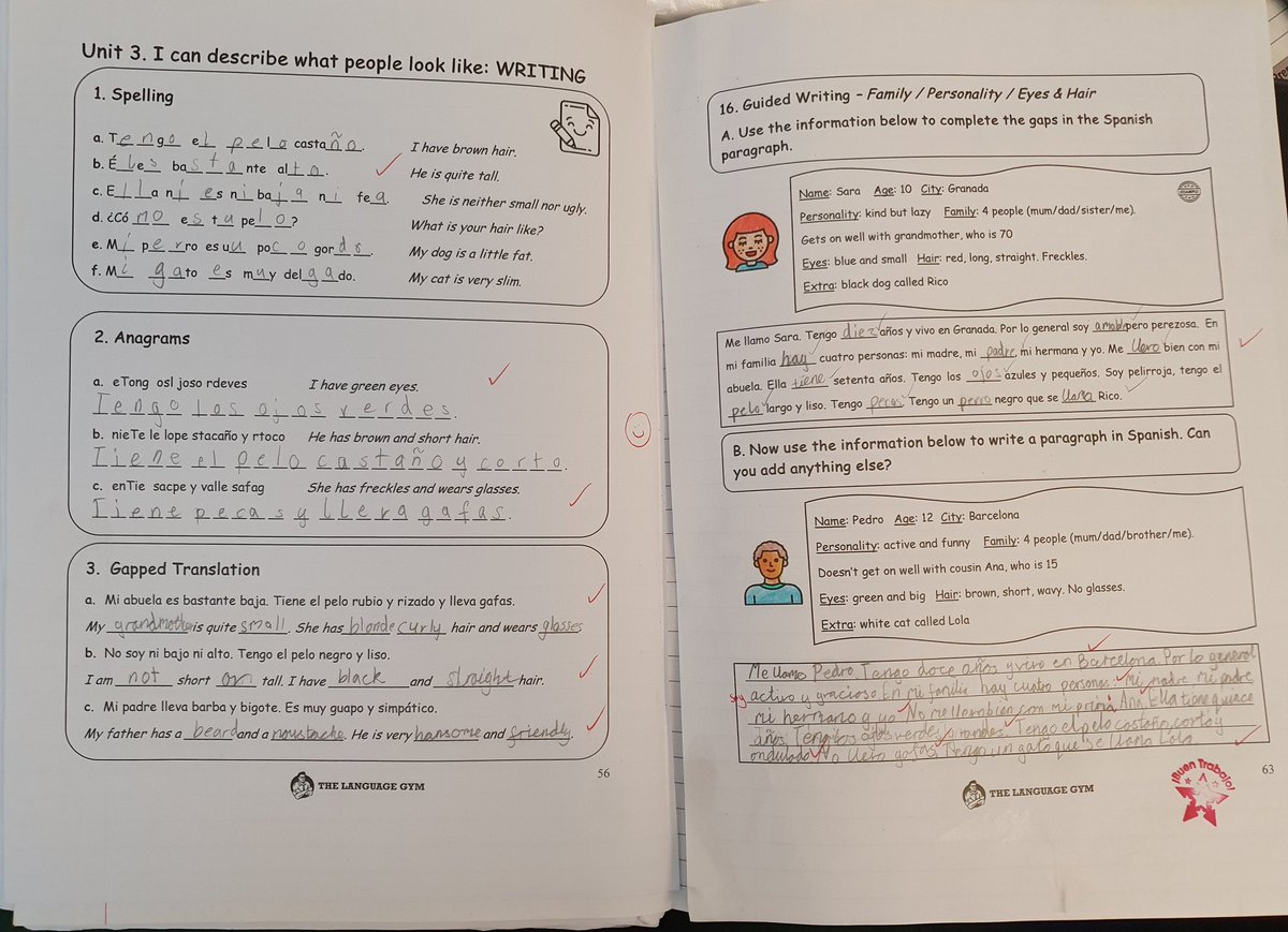 simograv's tweet photo. Guided writing went down really well. Looking forward to the next independent writing. Building confidence from Primary to Secondary #EPI   #sentencebuilders @gianfrancocont9 @MrVinalesMFL @StefPianigiani #mfltwitterati Primary Book 2 https://t.co/jwb0iJSg4p