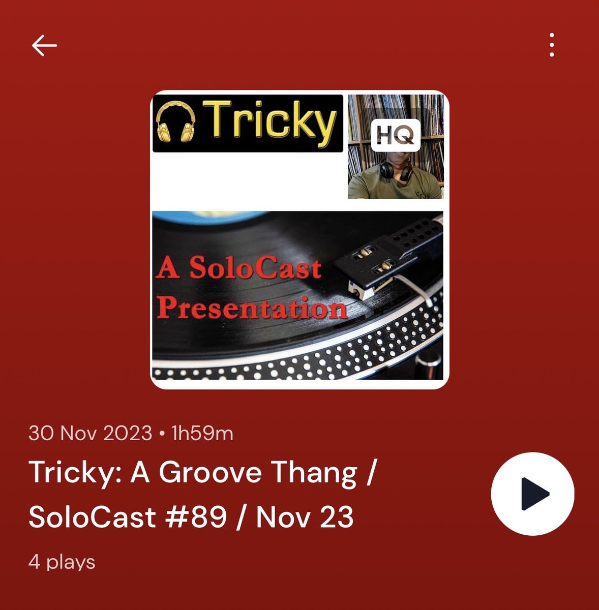TRICKYPFE's tweet photo. Classics for the connoisseurs . . . . 📻
#Tricky #AGrooveThang #SoloCast #ClassicConnoisseurs #RnB #Soul #RareGroove #OldSchool #Classics #music #podcast #mixcloud #iTricky #listen #like #share #pressplay ⏯️
LINK⬇️⬇️⬇️⬇️
https://t.co/l39zOiry1l https://t.co/XwSBcthT9y