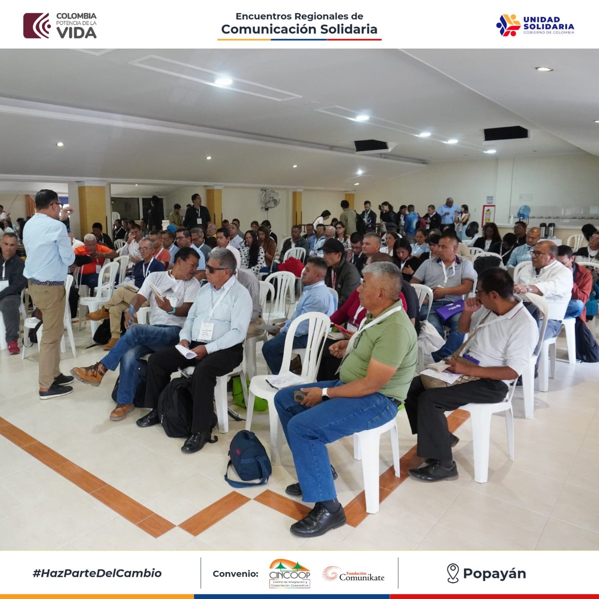 Reconocemos la importancia de las iniciativas de comunicación solidaria presentes en cada una de las regiones, por eso nuestro compromiso es visibilizar, impulsar y fortalecer a quienes las adelantan. Ya lo estamos logrando con nuestros encuentros regionales. Hoy desde #Popayán.