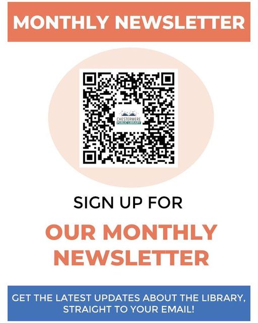 Chestermere Library tweet media