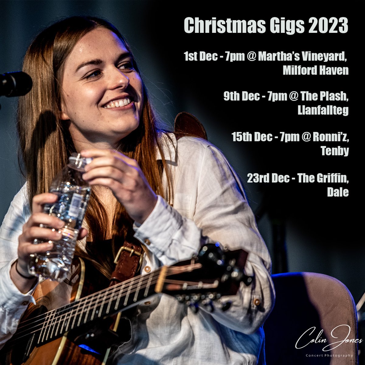 Christmas Gig Dates for December in Pembrokeshire 🎄🎤🎸🎅

If anyone knows of any other venues that would like some Christmas music this year and have available dates then please get in touch! 

#livemusic #christmasmusic #pembrokeshire