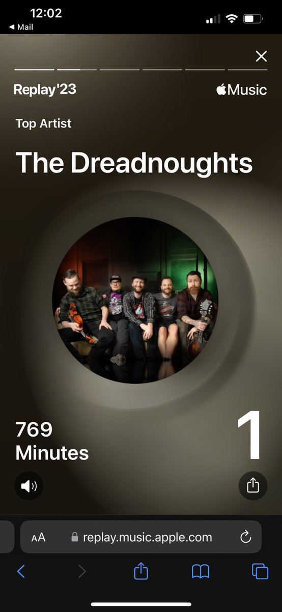 RocktheProject's tweet image. The Dreadnoughts were my number one artist of the year on Apple Music and my number three on Spotify Wrapped, in addition to my 6 disc changer in the car being loaded with @TheDreadnoughts and Siobhan discs playing on repeat all year and rocking them on vinyl at home.
