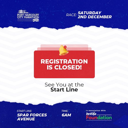 See you on Saturday!! 

Lace your shoes, ready your whistles 

Saturday Port Harcourt city runs! 🔥🔥🔥
