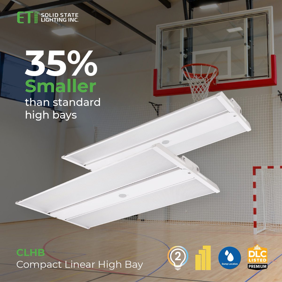 ETISSL's tweet photo. Unveil the power of being 35% smaller than standard high bays, without compromising superior lumen output. Unparalleled performance in a compact form with 3 Lumen Levels and 2 Color Preference options. Illuminate smarter, brighter!
#compact #highbay #CompactYetPowerful https://t.co/lOxK83tFRU