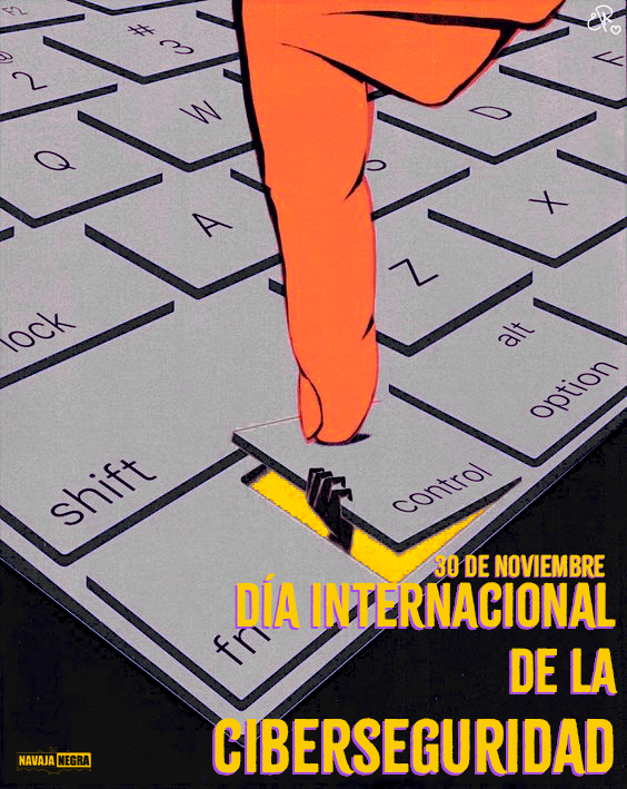 NavajaNegra_AB's tweet image. Feliz día Internacional de la Ciberseguridad 🖤💛 #Cybersecurity