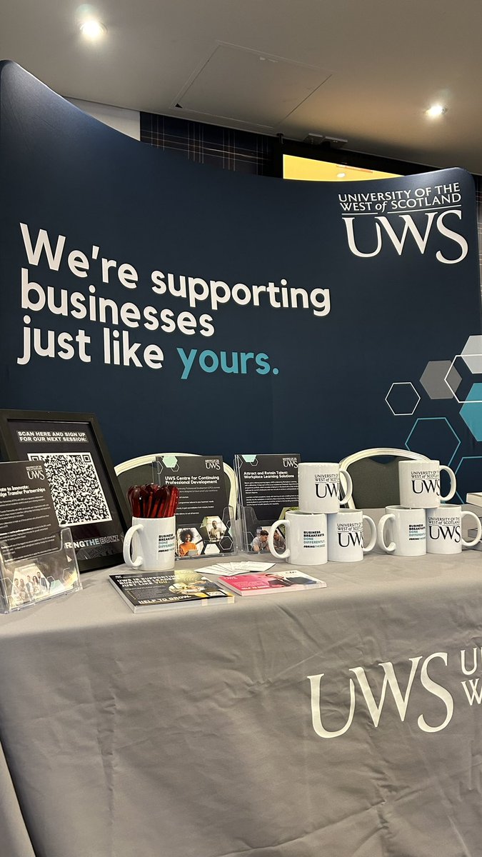 UWS_CPD's tweet photo. Fantastic day with our Business Innovation team at @HampdenPark for @HashtagEventsUK’s #ExpoScotland 👏🏼
Brilliant energy in the room and lots of leads to follow up with. Looking forward to next year already 😎! https://t.co/nsfthIVBp9