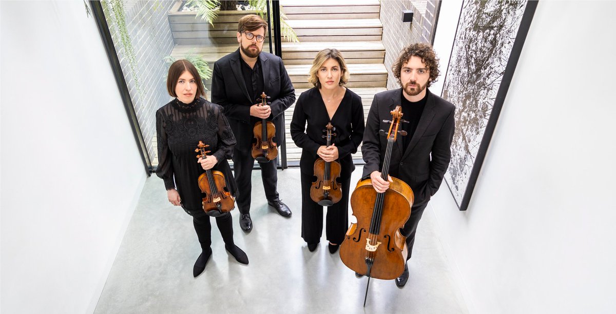 JdP Music Building (@jdp_oxford) on Twitter photo Our final JdP Series concert of 2023 is tonight!
Pre-concert talk, Prof. Martyn Harry, 18:45
Castalian Quartet (& Daniel Lebhardt), 19:30
Mozart, Mark-Anthony Turnage, Brahms
Presented in association with Cosman Keller Trust & <a href="/OxMusicFaculty/">Faculty of Music</a>
Tickets available on the door! Our final JdP Series concert of 2023 is tonight!
Pre-concert talk, Prof. Martyn Harry, 18:45
Castalian Quartet (& Daniel Lebhardt), 19:30
Mozart, Mark-Anthony Turnage, Brahms
Presented in association with Cosman Keller Trust & <a href="/OxMusicFaculty/">Faculty of Music</a>
Tickets available on the door!