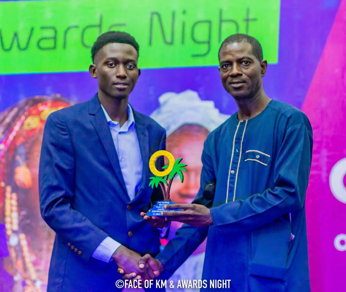 KMYouthCommitte's tweet photo. Face of KM &amp; Awards night 2023 WINNER OF THE ENVIRONMENT &amp; CLIMATE CHANGE AWARD 

#FaceOfKm2023
#AwardsNight2023
#CelebratingYoungPeople https://t.co/8Mg4OqCE3f