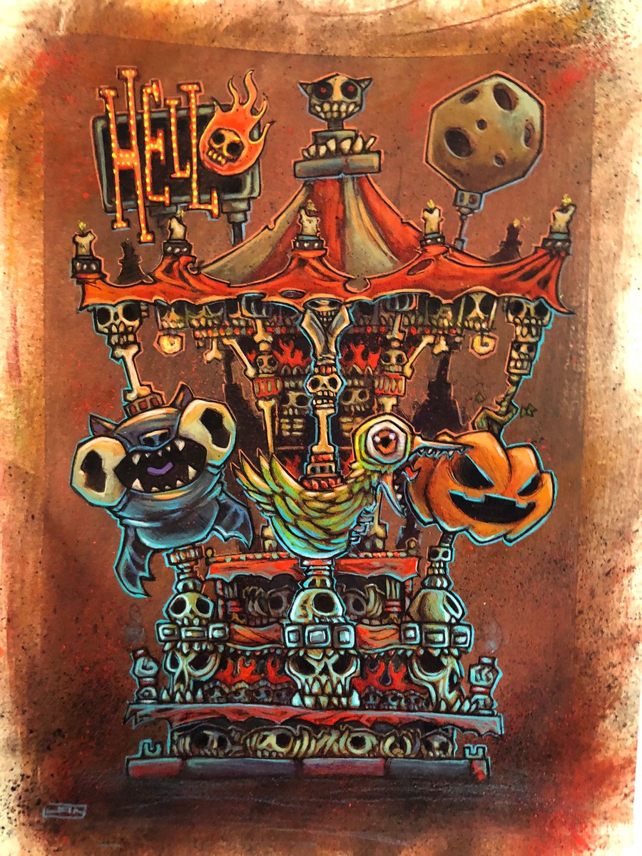 JuanRubiPuig's tweet image. Acabado!!!! 😬😬😬😬

#Hell #mixedtechnique #mywork