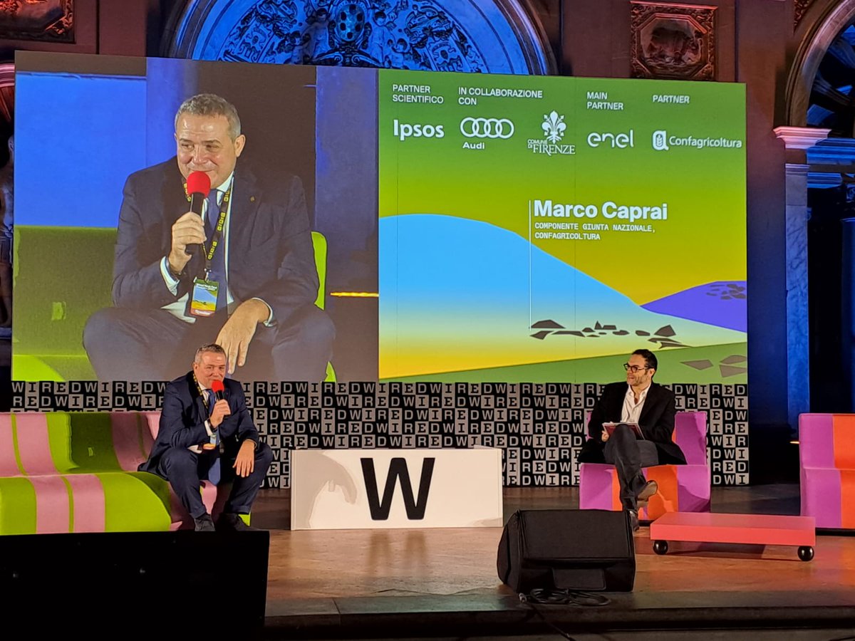 Confagricoltura (@confagricoltura) on Twitter photo "Le #imprese agricole devono saper conciliare #tradizione e #tecnologia. La chiave di volta sono le competenze". Cosí <a href="/mcaprai/">Marco Caprai</a> al <a href="/wireditalia/">Wired Italia</a> nel corso del panel #AgriTech , nuove generazioni in campo”.
#WNF23 #innovazione #digitalizzazione "Le #imprese agricole devono saper conciliare #tradizione e #tecnologia. La chiave di volta sono le competenze". Cosí <a href="/mcaprai/">Marco Caprai</a> al <a href="/wireditalia/">Wired Italia</a> nel corso del panel #AgriTech , nuove generazioni in campo”.
#WNF23 #innovazione #digitalizzazione