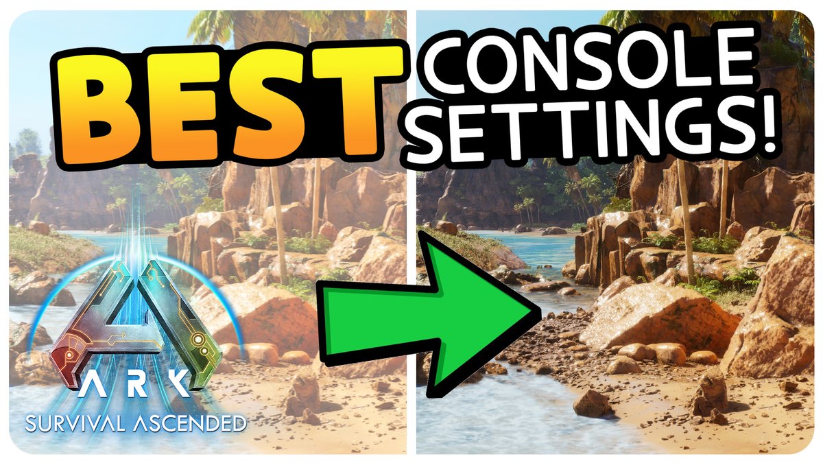 kodeations's tweet photo. The PS5 Version of Ark Survival Ascended has launched! I made a video covering the BEST Settings to run the game optimally! Check it out here! #ARKSurvivalAscended #ArkPs5 #ArkAscended #ASA #ArkAscendedConsole https://t.co/f0FOzwROUA