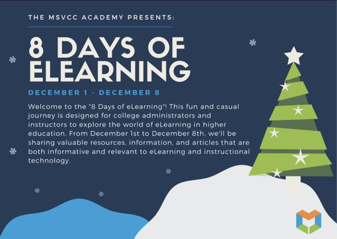 MSVCC's tweet photo. The most wonderful time of the year! 🎁

#8DaysOfeLearning #LearnWithMSVCC https://t.co/DH89L5p5mt