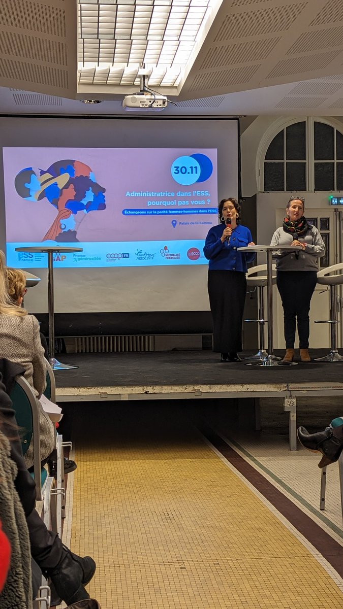 generosites's tweet photo. 🔴 C'est parti pour notre grande soirée sur la #parité dans l'#ESS au Palais de la Femme "Administratrice dans l’ESS, pourquoi pas vous ?" 

Un événement collectif inédit @2gapF @ESS_France @generosites @mutualite_fr @lemouvementasso @les_scop @CoopFR 🤝 https://t.co/QpN2fUe7ne