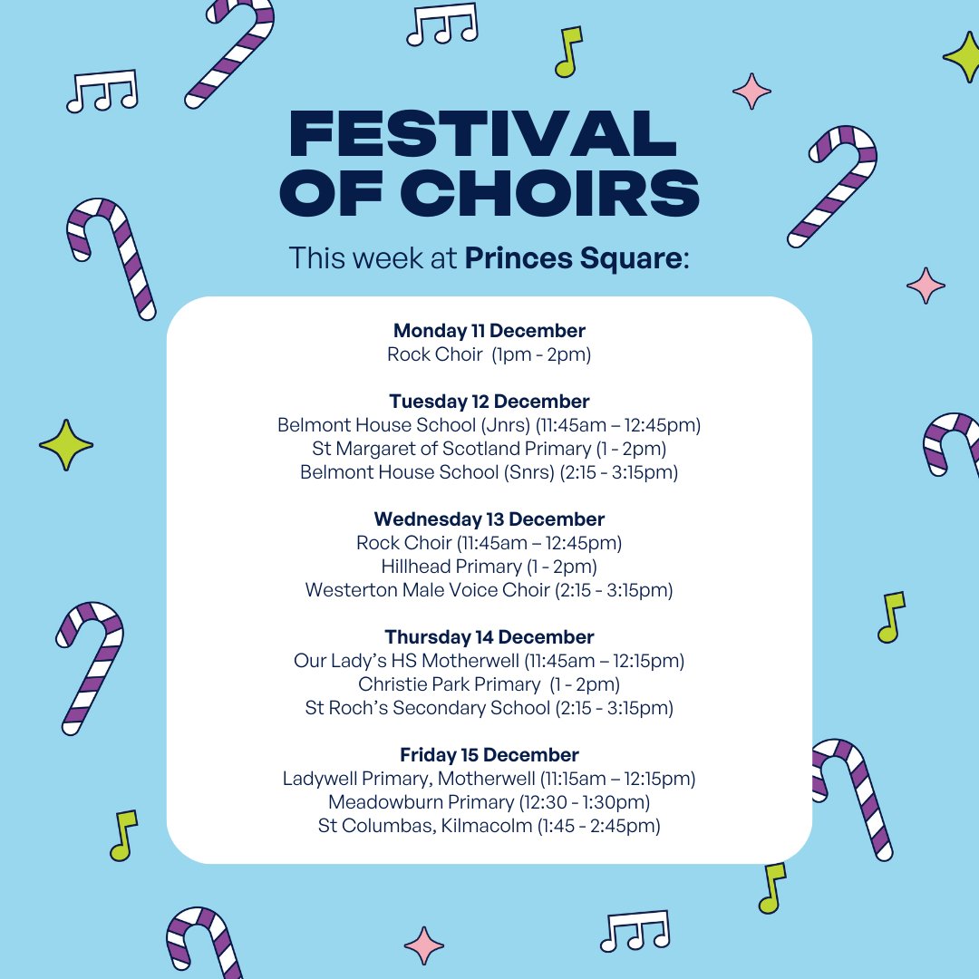 The countdown to Christmas is well and truly on! 🎄 We’ll be at Princes Square in Glasgow every day up until 23 December for our Festival of Choirs event. 🎶 Find out more here - quarriers.org.uk/quarriers-chri…