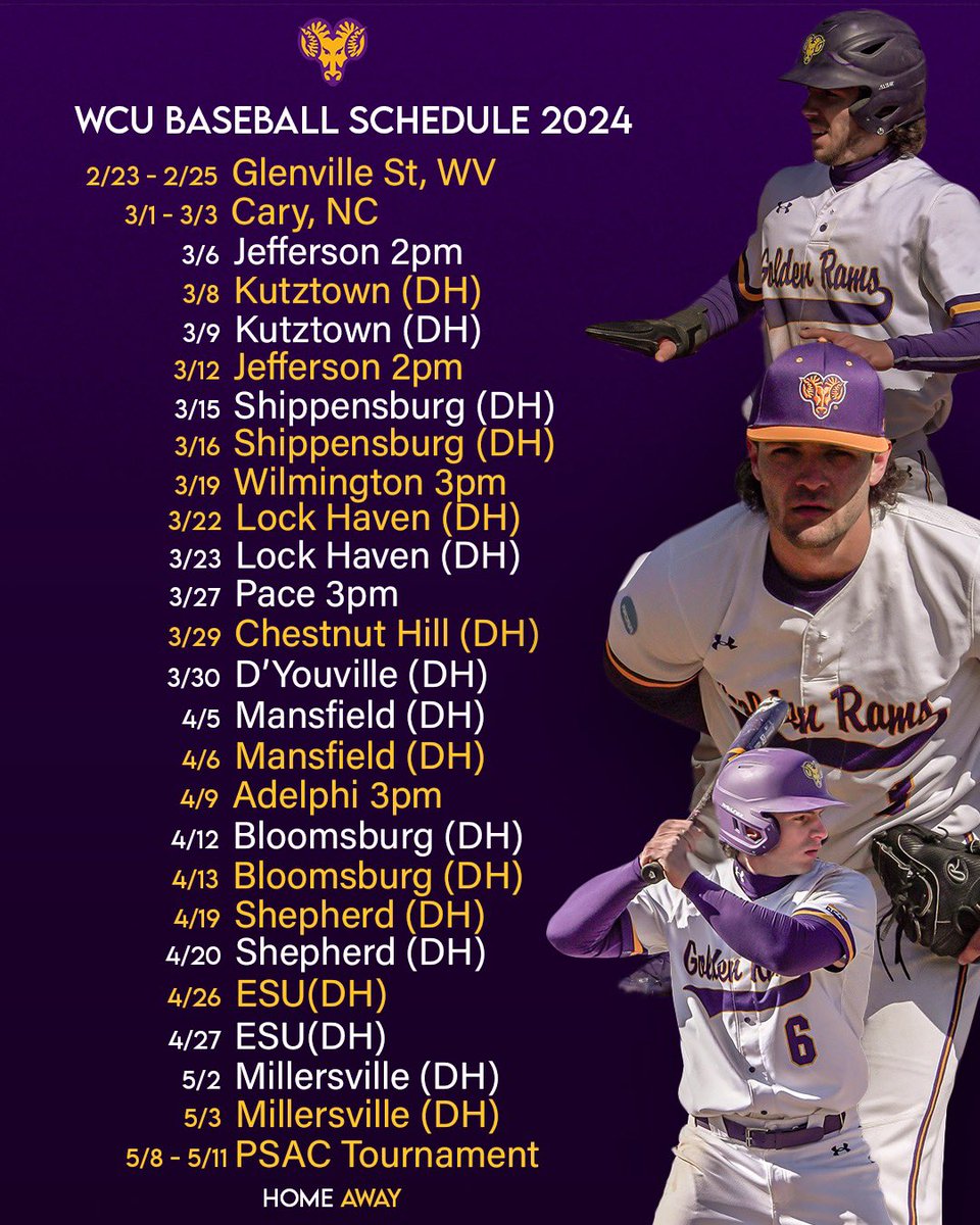 WCU Baseball tweet media