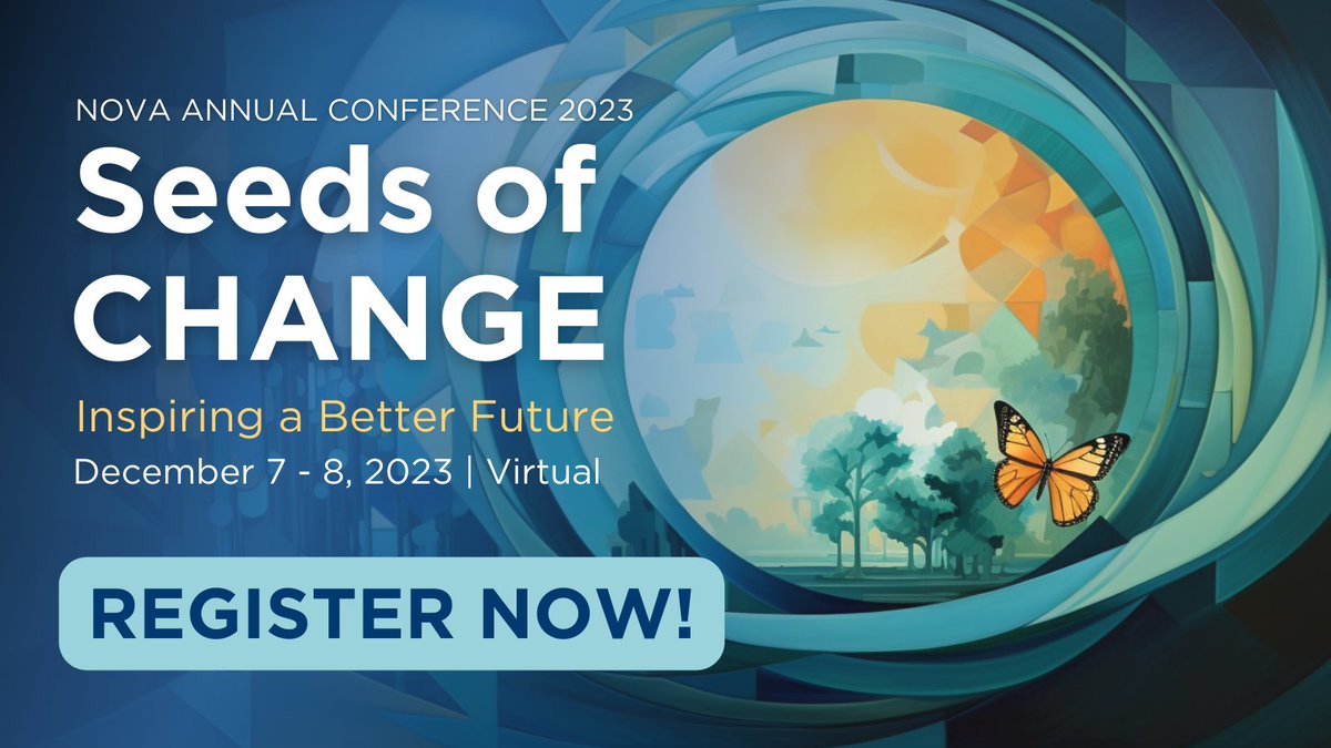 ➡️ Join us NEXT WEEK for the free, virtual Nova Annual Conference 2023 where 70+ speakers will explore health & well-being in the broadest sense, incl. Stewart Wallis (@WEAll_Alliance), @MGleiser, Tami Simon, Mirian Vilela, & many more.   

Register now: ow.ly/eg0c50QcIuj
