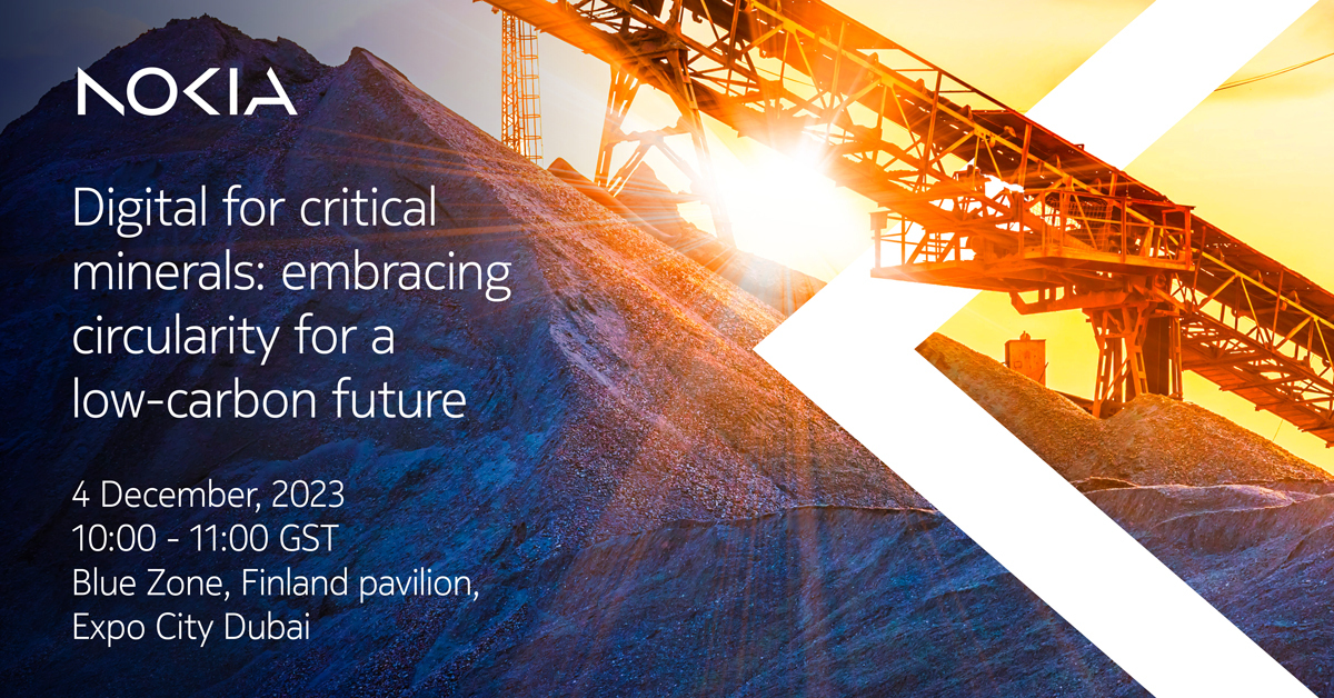 Join us at #COP28, where we’re hosting a panel to discuss the digital industry, circular practices and the green transition.

Learn more: nokia.ly/3TakUhY 

#Circularity #Digitalization #Decarbonization