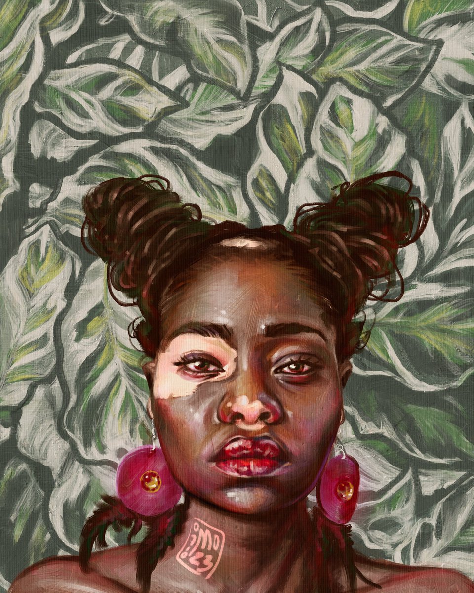 calathea plant&amp;skin for today #kamicember