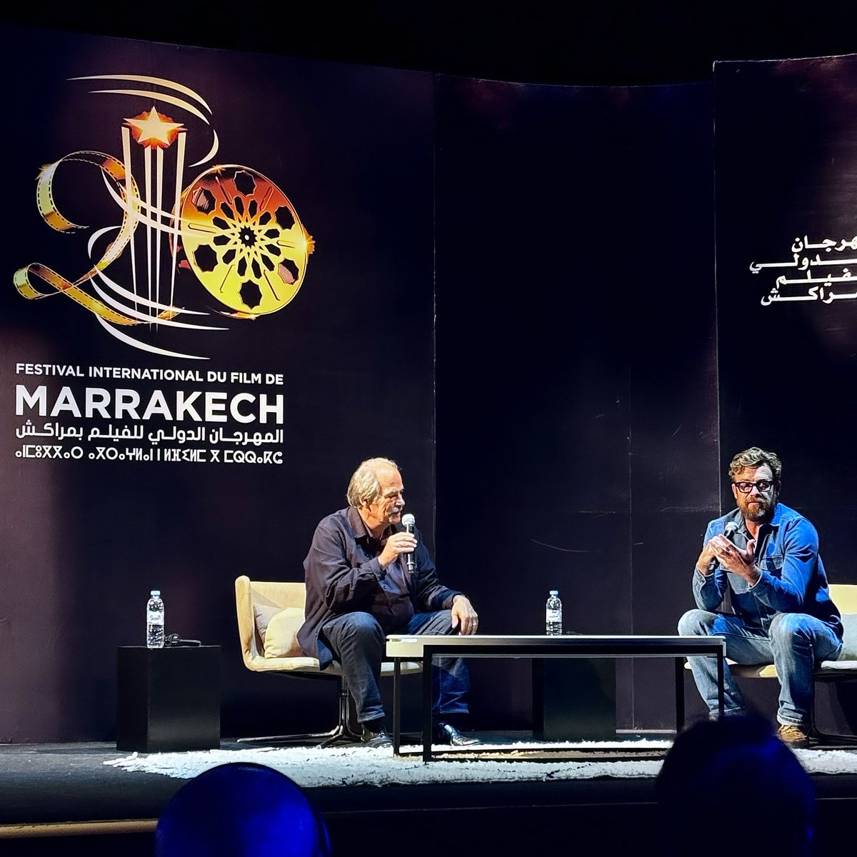🎤A conversation with SIMON BAKER at the <a href="/Marrakech_Fest/">Marrakech Film Festival</a> 🎞️#simonbaker #thementalist #marrakech #marrakesh #marrakesch #maroc #marocco #marocaine #marrakechfilmfestival #marrakechfestival #cinema #movie #architecture #travel #flight #traveling #travelgram #travelphotography #art