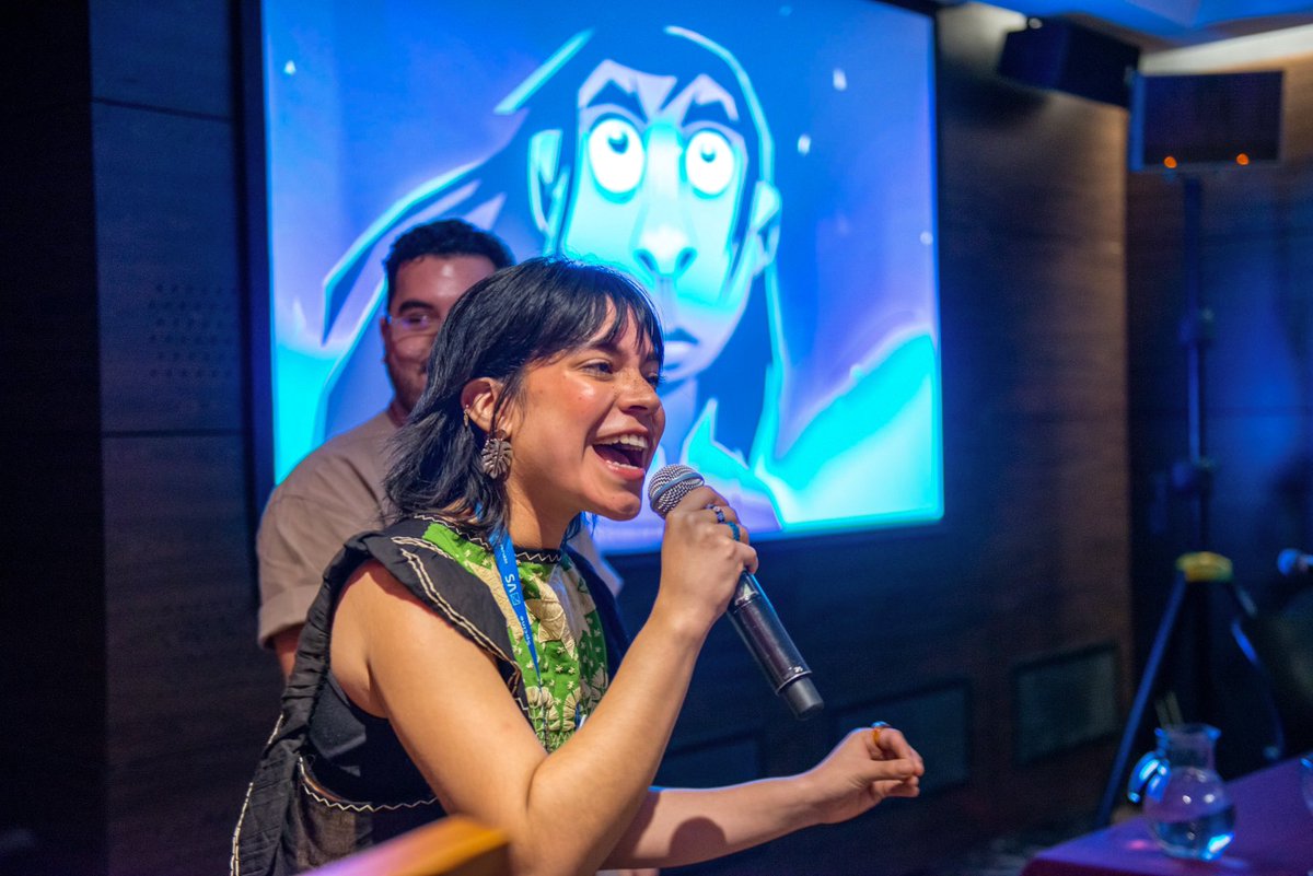 _KarlaVelazquez's tweet photo. Yesterday was magical! We presented our film in development Kolaval at the Special Pitching Sessions in @VentanaSur Animation! Section. We were awarded by LatinX to receive an accreditation and accommodation for @LALIFF 2024 ! See you soon L.A🤩

@adrianpsrdz @cristycaves https://t.co/acLIg1sN8x