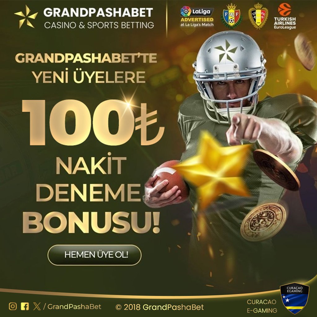 🎁#GRANDPASHABET'TEN YENİ ÜYELERE 100TL DENEME BONUSU! 🔥%300 TAM 3.000TL İLK YATIRIM BONUSU! 🎁HER GÜN %50 SLOT BONUSU! 🔥HER GÜN İLK YATIRIMA ÜCRETSİZ ÇARK KODU! bit.ly/grandsosyal #grandpashabet #grandpasha #pashacasino