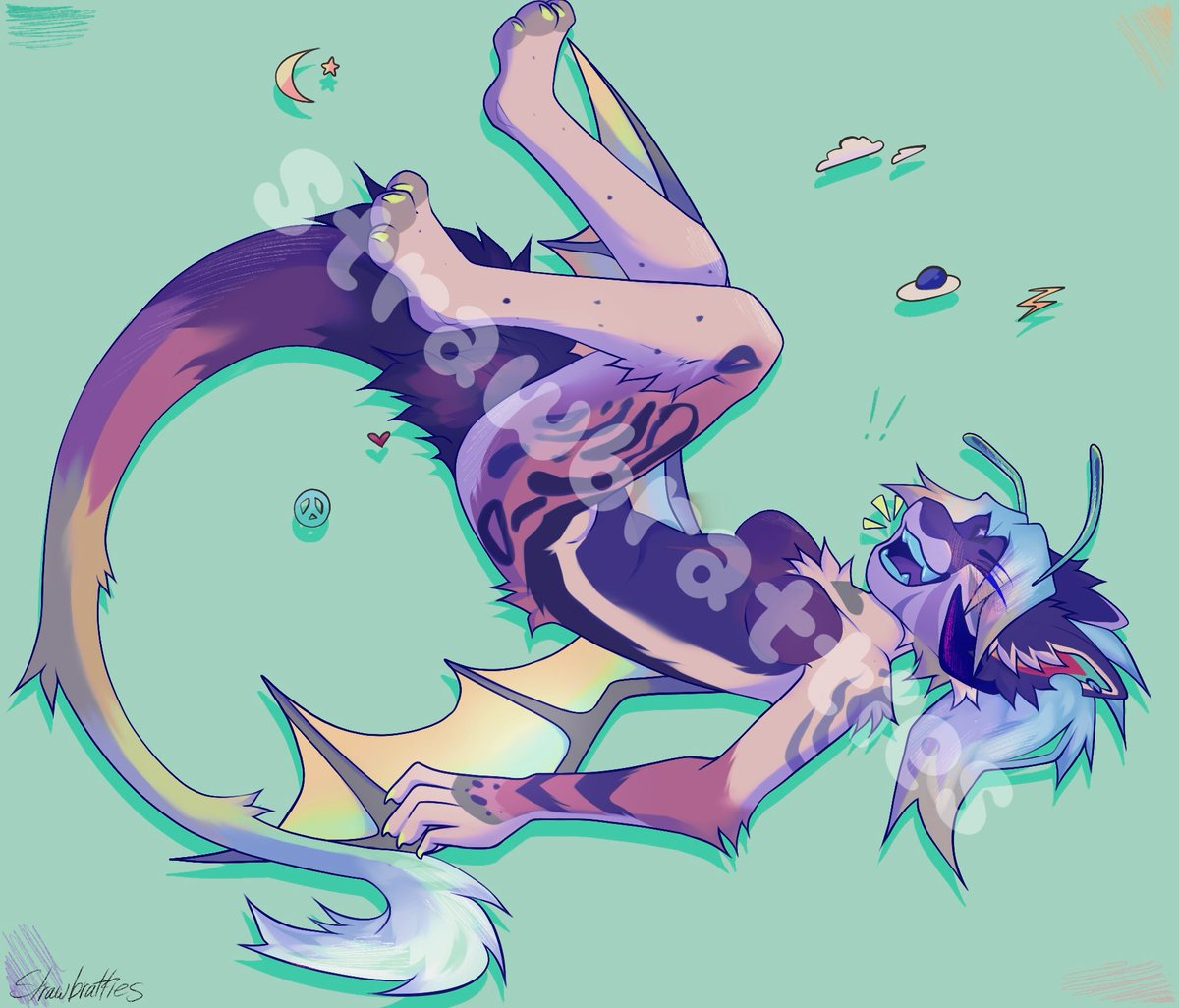 SL33P1NGST4G's tweet image. A finished commission for the one and only @FoolsKinq ! I told u ur money belongs to me