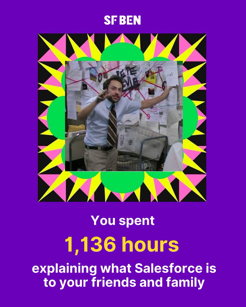 SalesforceBen's tweet photo. 🥁 🥁 🥁 

Presenting... Salesforce Wrapped 🎁

Spotify has just released its annual #Wrapped campaign so we just had to get involved ourselves. 

Now we want to know... What would your Salesforce Wrapped say? 😆

#Salesforce #SpotifyWrapped https://t.co/RXBNpZ5X1t