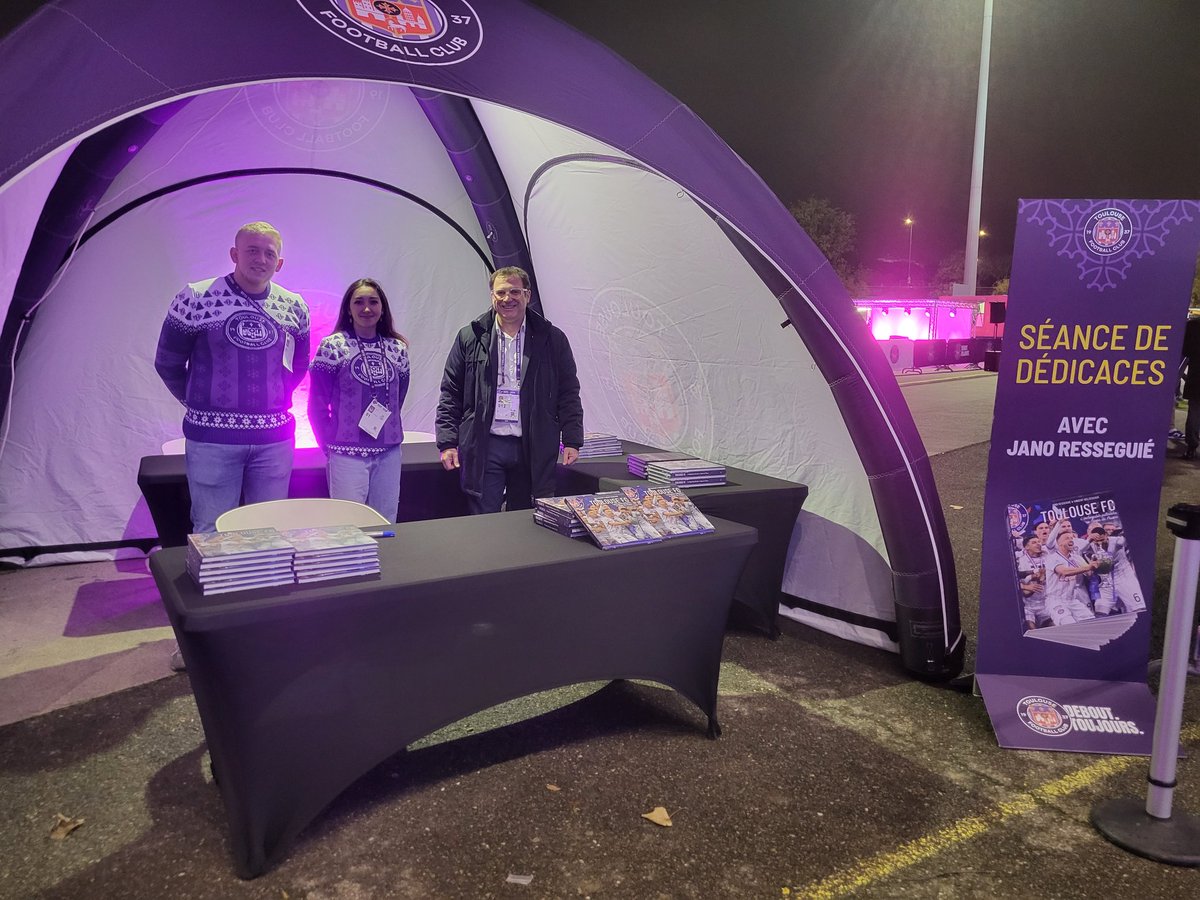 On vous attend supporteurs <a href="/ToulouseFC/">Toulouse FC</a> pour une nouvelle signature avec l'équipe de la boutique officielle TFC 😉