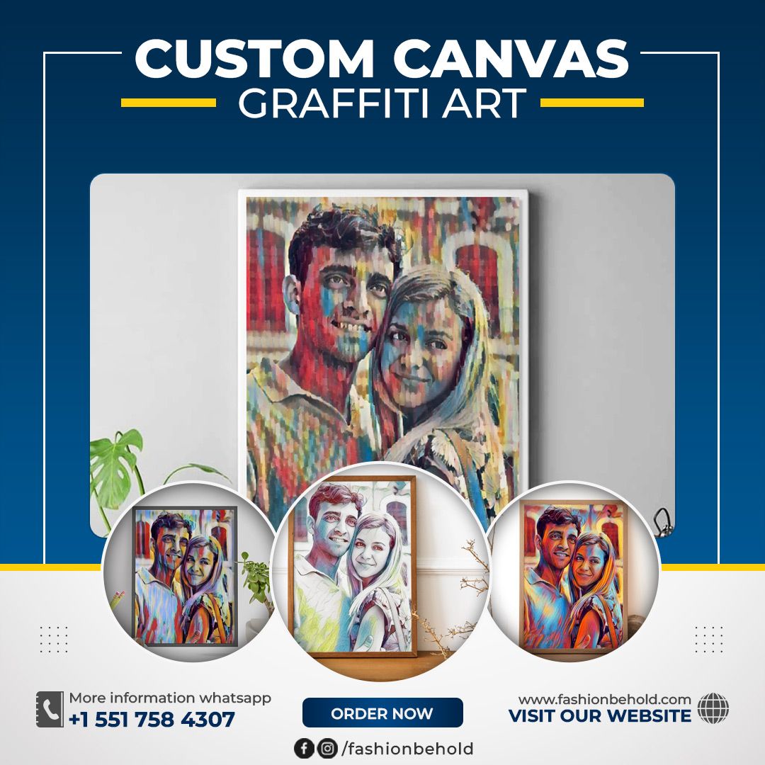 Unleash the urban vibes with our Graffiti Art Canvas Prints!
✅ Vibrant colors and bold strokes for an urban edge
✅ Fully customizable – choose your preferred style and details

Order fashionbehold.com/products/custo…

#GraffitiArtCanvas #UrbanStyle #CustomizedArt #StreetArtInspired