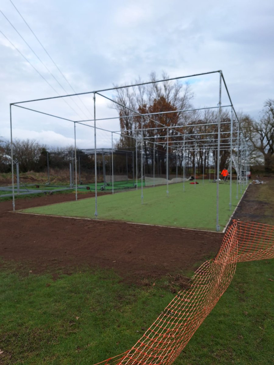 New nets are progressing nicely...