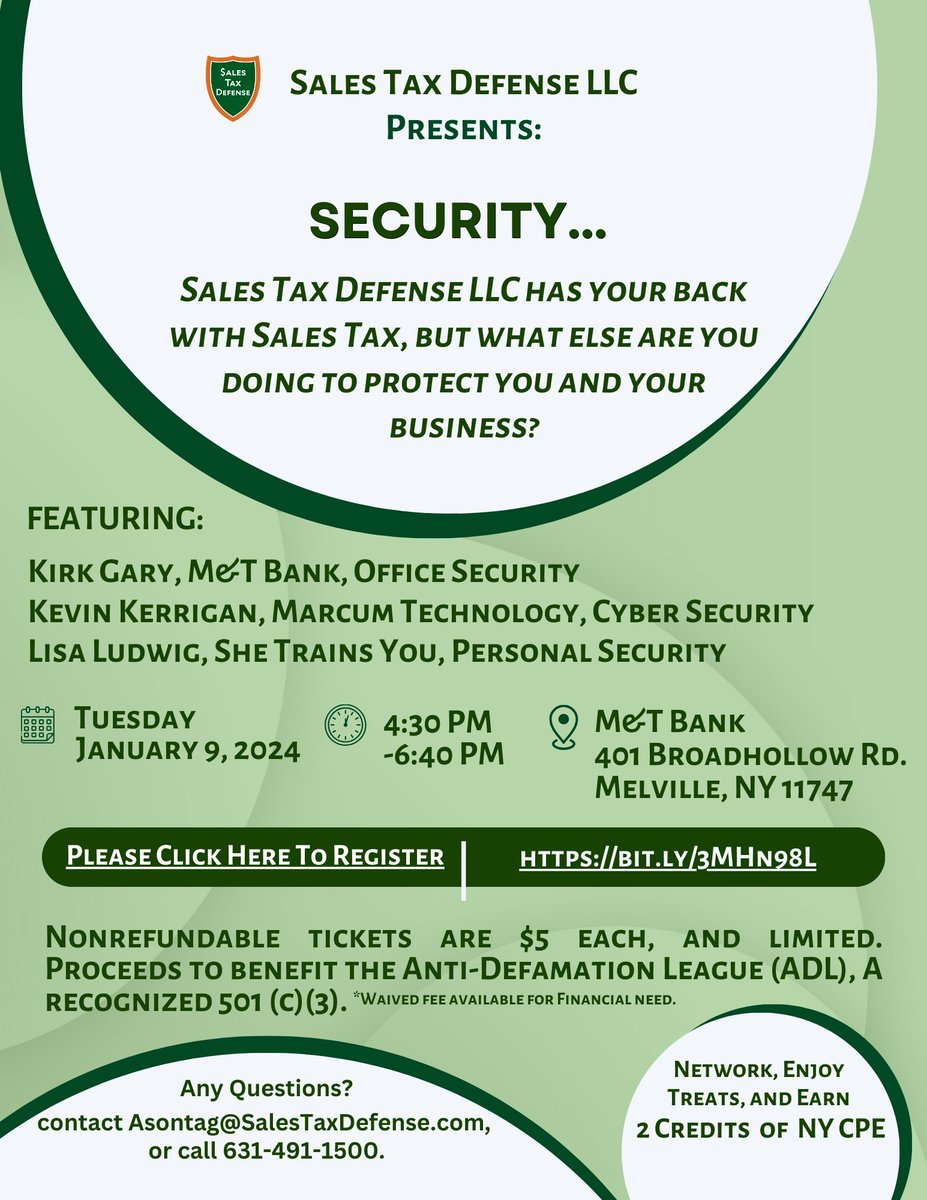 Sales Tax Defense LLC tweet media