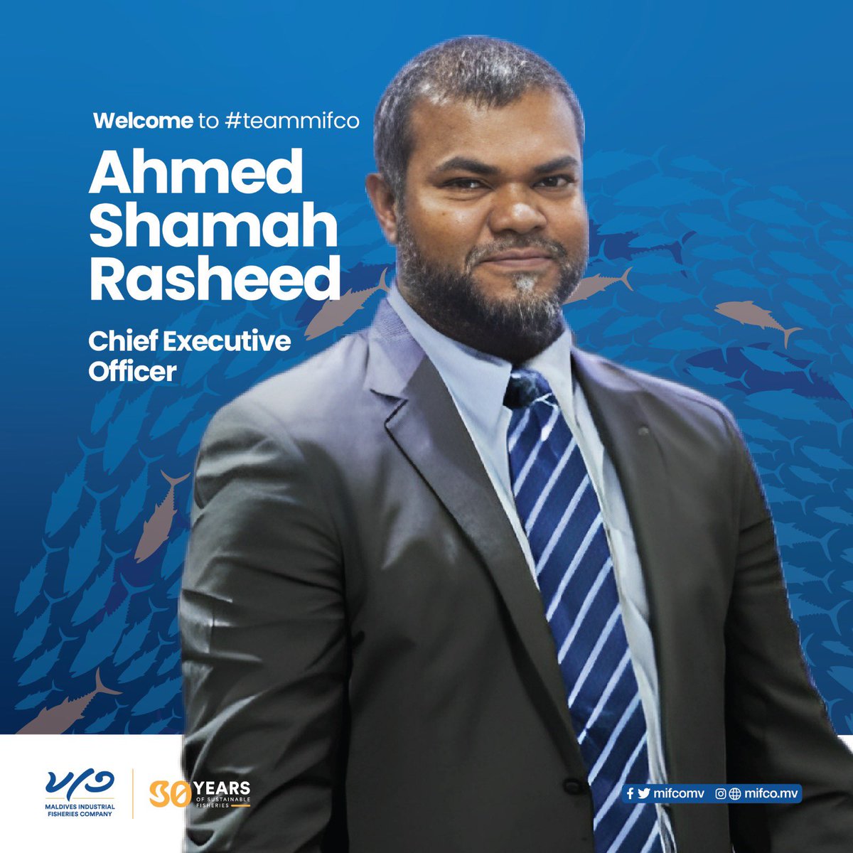 mifcomv's tweet photo. On behalf of our Board of Directors , Management and Employees of MIFCO, we would like to extend a very warm welcome to our new CEO Mr. Ahmed Shamah Rasheed. We are confident that your leadership and vision will help us achieve greater success. #mifcomv https://t.co/zqMDCrcNUu