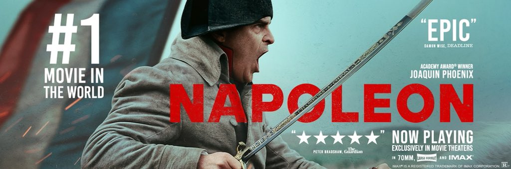 VamaHarry's tweet photo. @NapoleonMovie hello how many RTs to get an autograph from Ridley Scott and Joaquin Phoenix https://t.co/fN7113Nx84