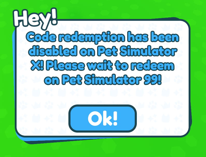 Pet Simulator 99 Codes