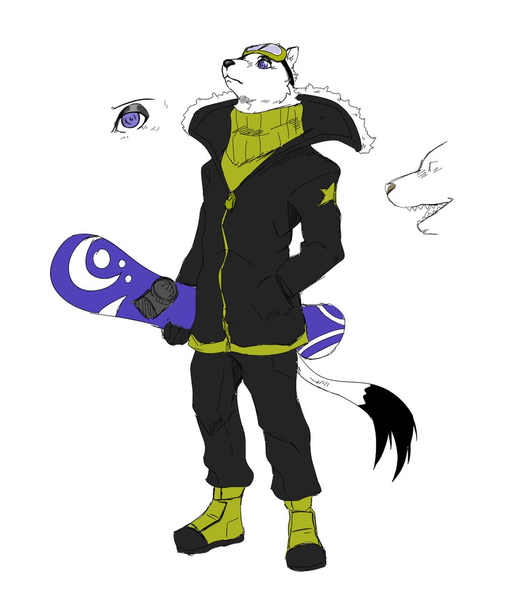 OC: Cody.

he always have his winter coat due to ice powers.