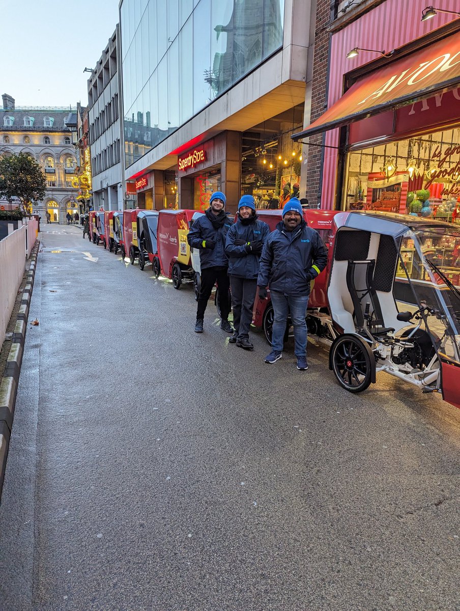 And we're live. If you're in the city centre and want to get out of the rain book us on your FREENOW app