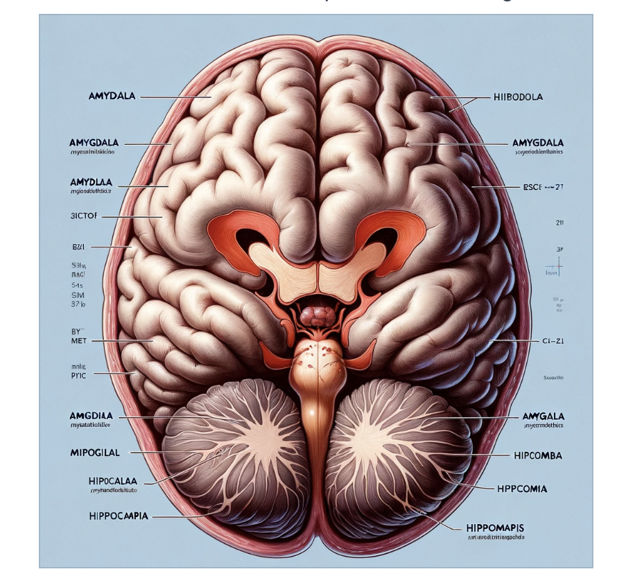 I asked ChatGPT to give me an image of the amygdala and this is what it gave me.🤣 #medtwitter