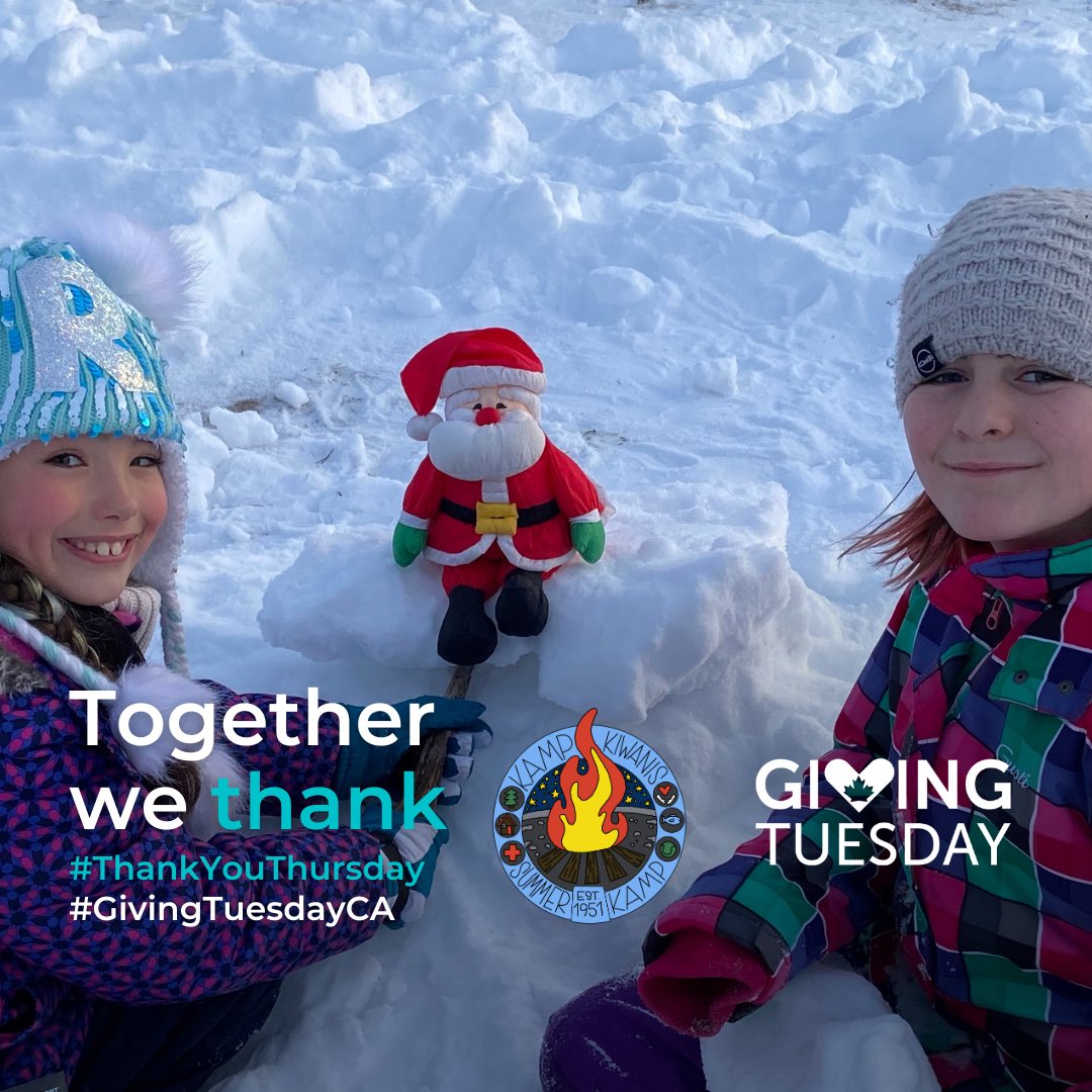 projectkampfire's tweet photo. Thank you to everyone who gave to our charity and others on #GivingTuesday We encourage you to keep giving this holiday season &amp; every day. Your efforts do make a difference! Thank you from the bottom of our ❤️
#ThankYouThursday #kampkiwanisyyc @canadahelps @GivingTuesdayCa https://t.co/m0q0qUwQTA