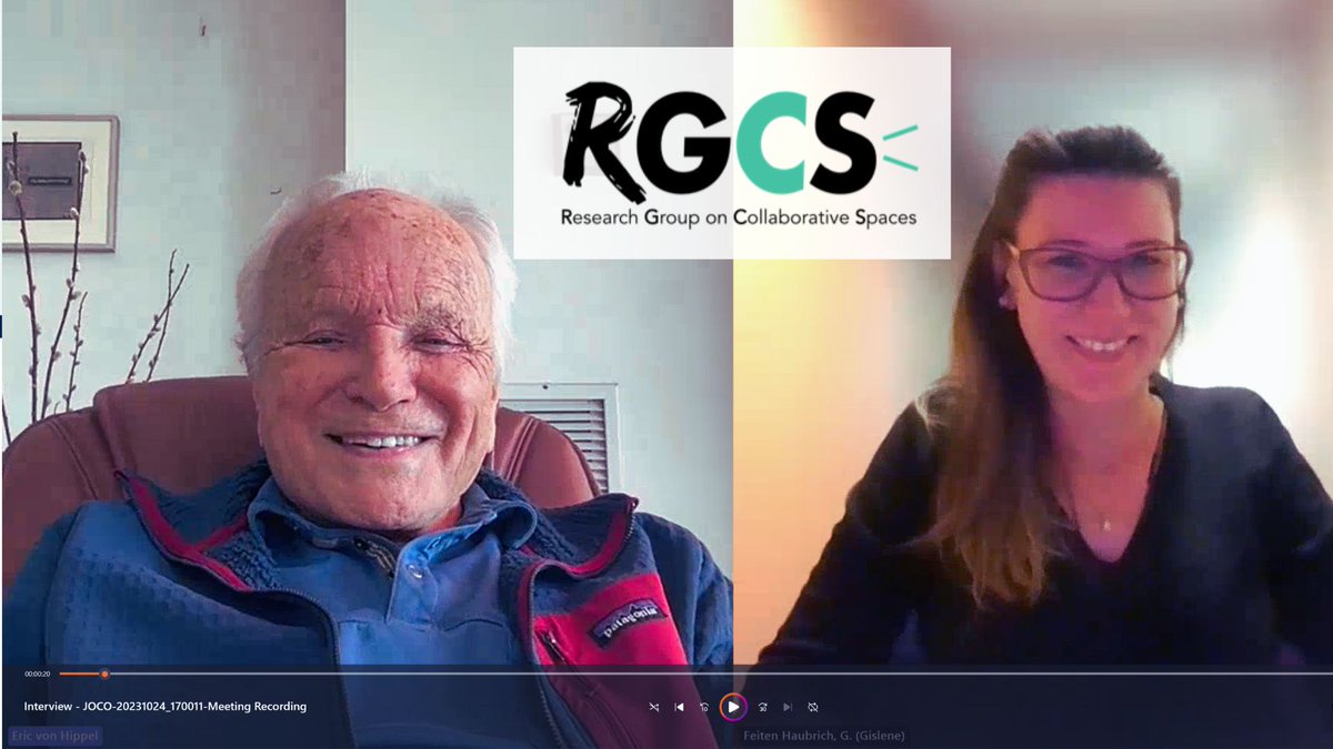 Our next issue is in progress... Let's spoil it a little bit. It will include a fantastic interview of Eric Von Hippel, professor @MITSloan! As our thematic issue at large, it will explore the political & societal dimensions of open organization & innovation! #rgcs #joco