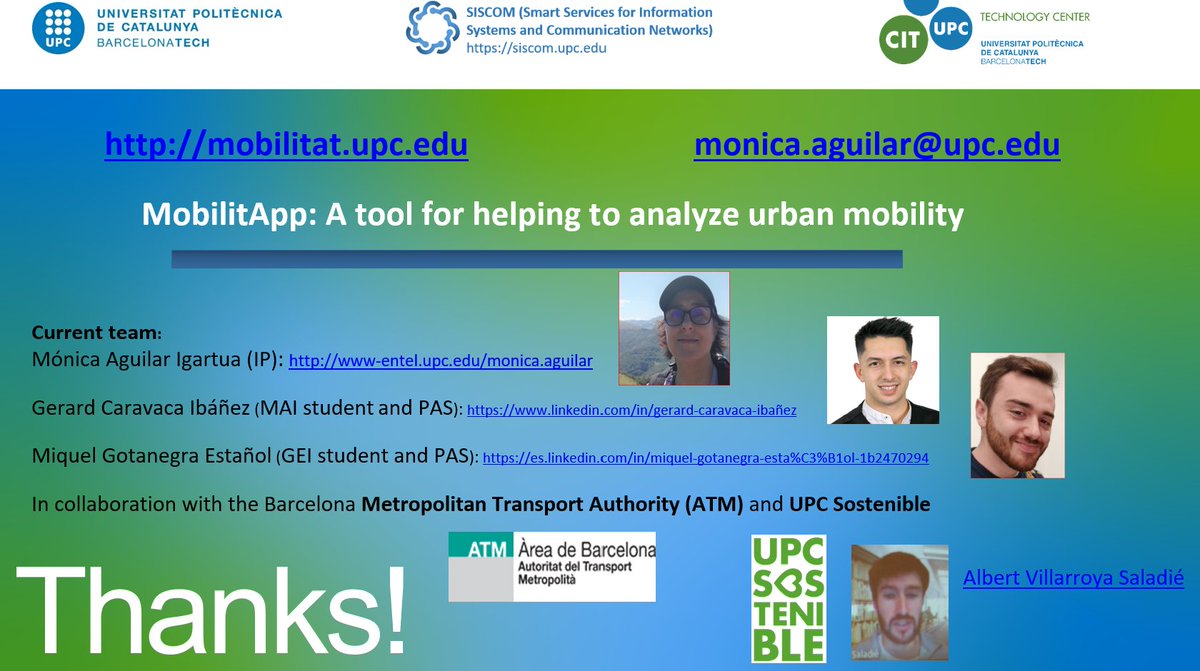 📢Today 30 students from Marketing Digital of High School @PratEducacio visited us to know MobilitApp, a tool to help analyze urban mobility. Thanks for helping us to increase the dataset. Green Moving! 🛴🚋🚌🚲🏙️🌳🚶‍♀️ @ENTEL_UPC @SISCOM_UPC @UPCSostenible mobilitat.upc.edu