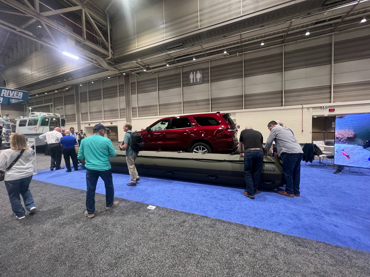 MSTGroupGlobal's tweet photo. After an excellent first day at the International Workboat Show in New Orleans, Day 2 is off to a great start.
Make sure to visit our team on stand 3381 and see the revolutionary ILC-800 landing craft!
@WorkBoat
#IWBS #NewOrleans #ILC #Military #FloodRescue https://t.co/sithsp1MXo