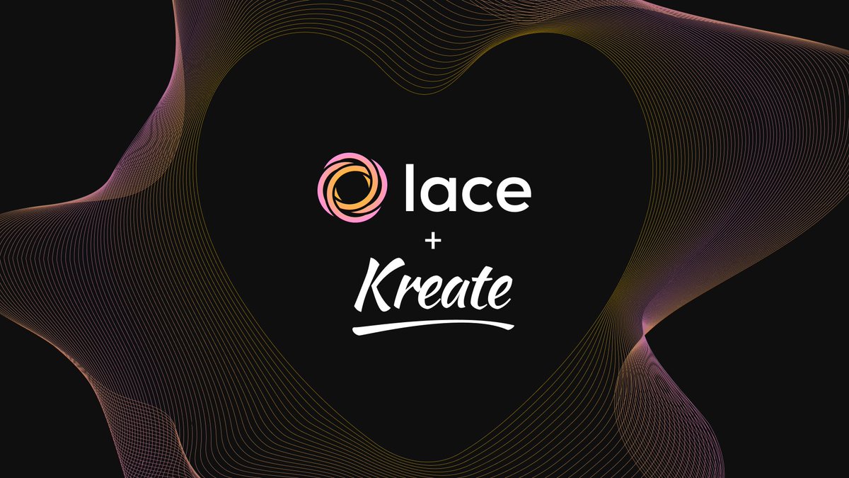It's now sketched in stone. @KreatePlatform and #LacePlatform are officially a THING 🥳 That’s right, Kreate now supports Lace. SmART! 🎨