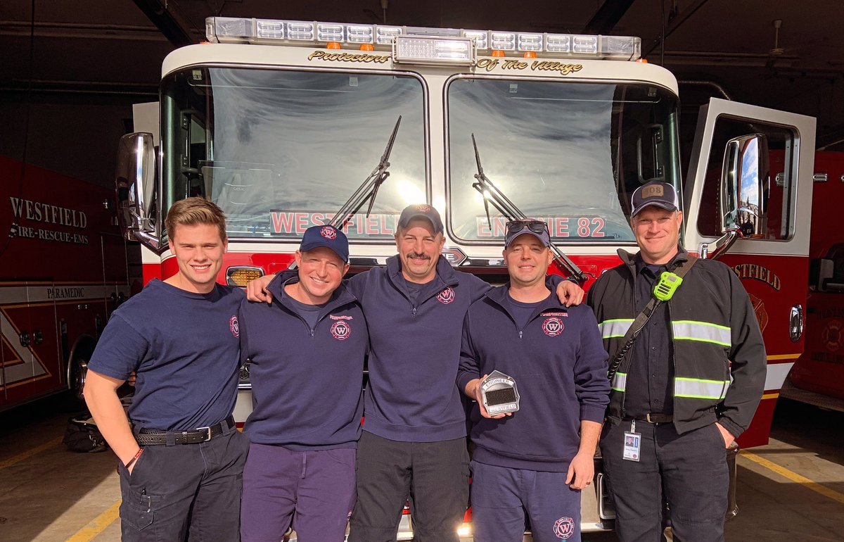 Congratulations to FF/Engineer Chris Lewis on receiving his engineer shield. FF Lewis is Engine’s 382 Driver on “A” shift. Chris is an exemplary crew member, veteran, father and husband. Thank you for your continued service to our department and country. #westfieldindiana