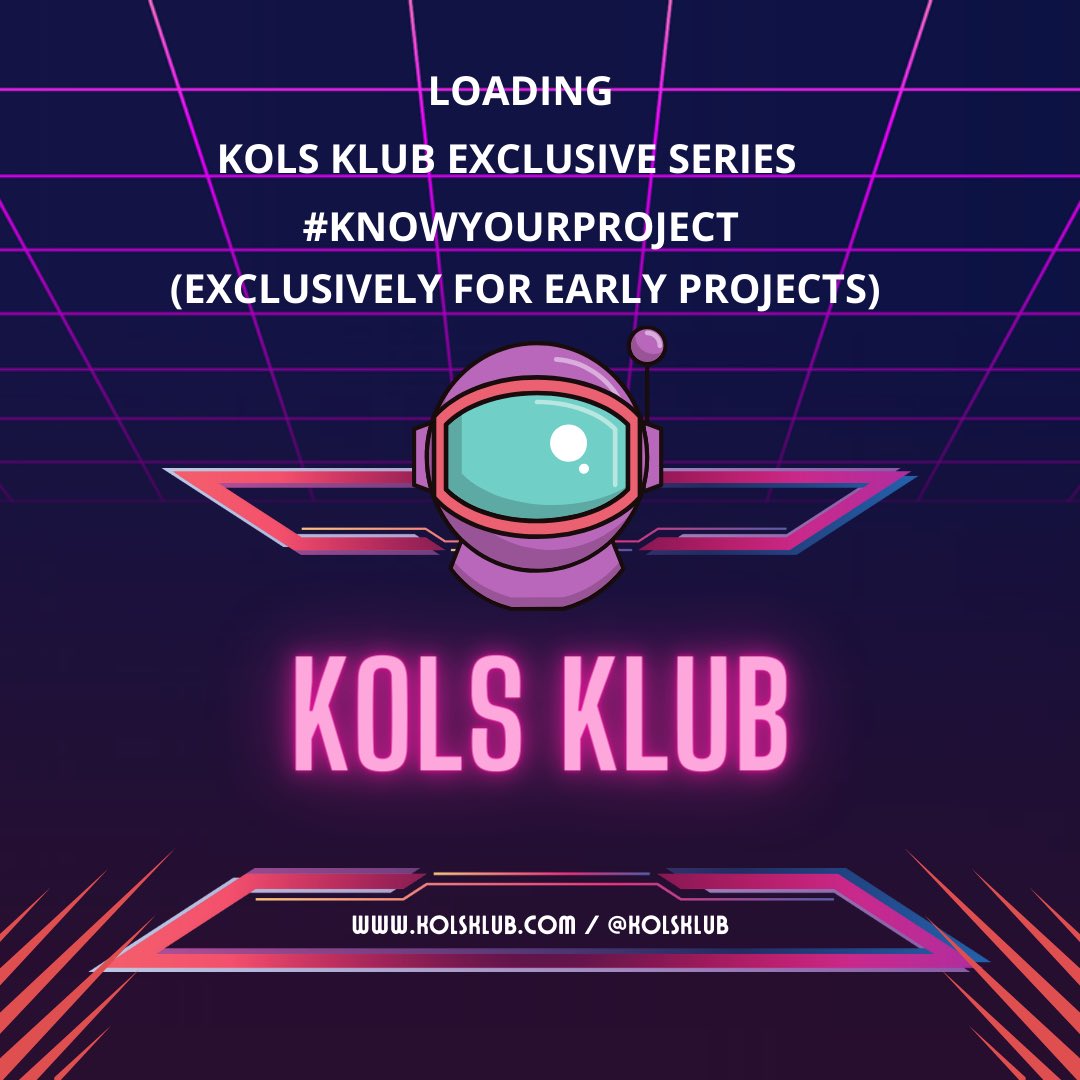 KolsKlub's tweet photo. Exciting news!
Introducing Kols Klubβs exclusive series #KnowYourProject
Get an inside scoop on early projects before anyone else. Join us for behind-the-scenes insights and be part of the exclusive community! π€
#KolsKlub #KnowYourProject #ExclusiveInsights #Btc #Crypto https://t.co/zjKd6cyNa7