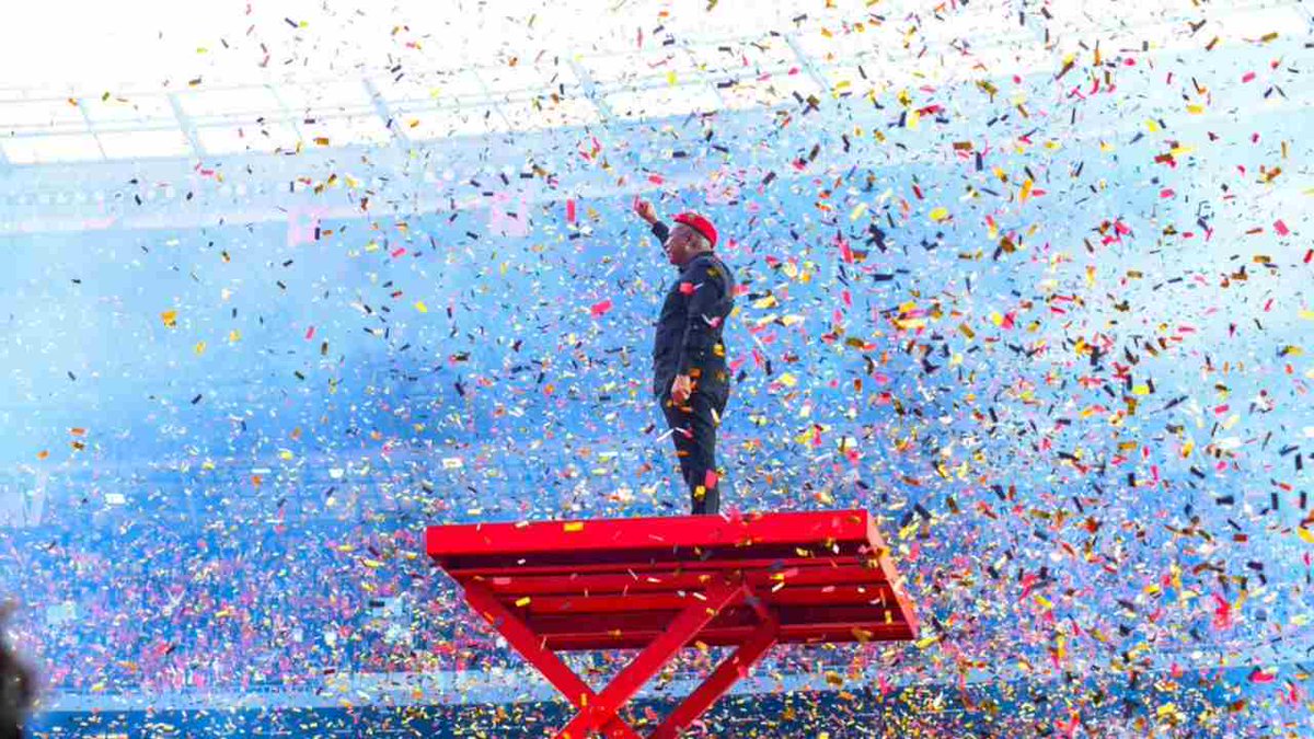 Not one single donation disclosed by the EFF in the quarter before or after this event which is believed to have costed over R70 million. 

<a href="/IECSouthAfrica/">IEC South Africa</a> The Party Funding Act has become a joke. <a href="/MVC_SA/">My Vote Counts 🇵🇸</a> your silence on this as the real frontier of the fight for transparency is