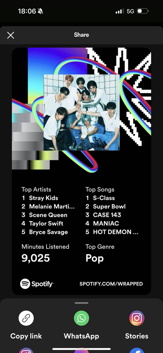 MacariaHades's tweet photo. Am I shocked at my #1 top artists? 
No. 
Am I shocked that Sabrina Carpenter didn’t make the list?
Yes. 
I listen to her every day 😭 I failed as a fan bro. 
Also top genre should really be K-Pop cause that’s mostly what I listen too lol. But Pop works as well. https://t.co/LJOMXLTEL5