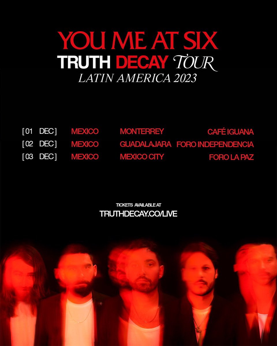 🇲🇽🇲🇽 MEXICO 🇲🇽🇲🇽 We’re finally here. We to do our first ever headline shows in your country