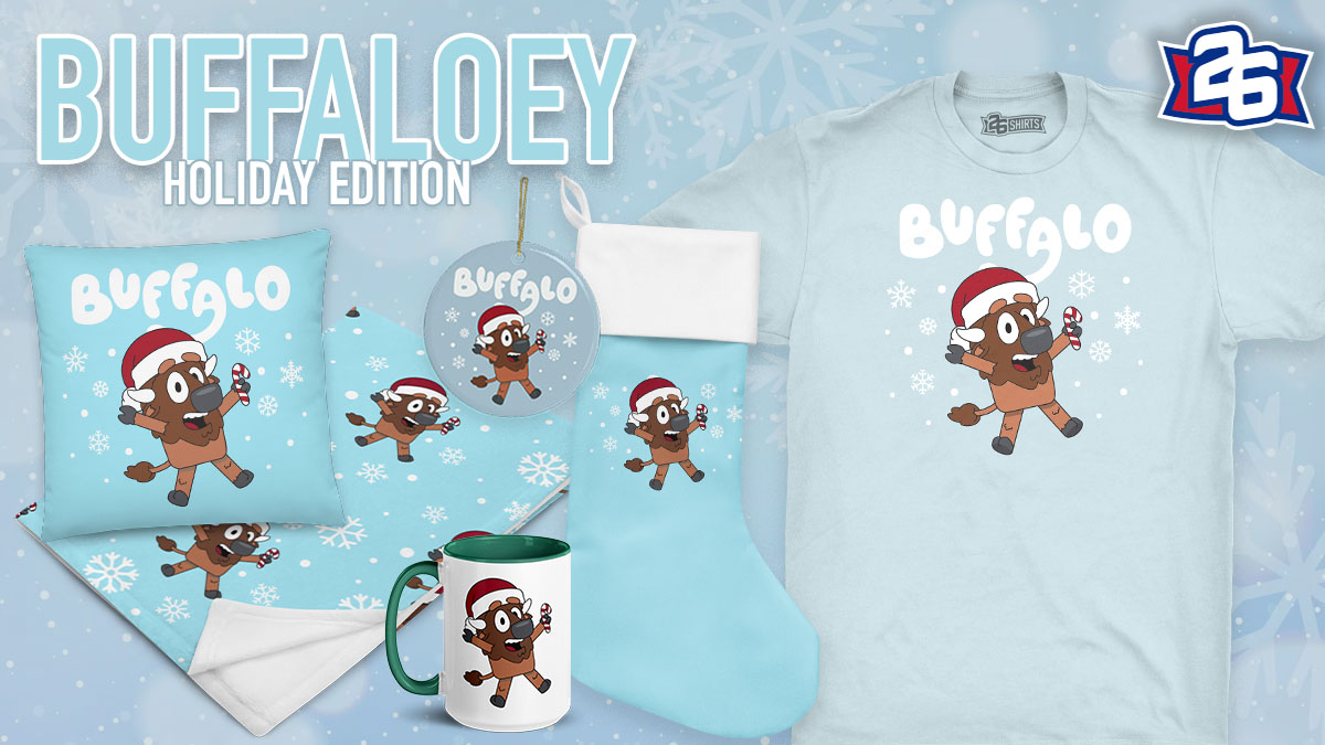 Gone after tomorrow! Shop our 'Buffaloey Holiday Edition' collection and help support @PUNTpedcancer when you order: 26yw.co/buffaloey-holi… #Buffalo