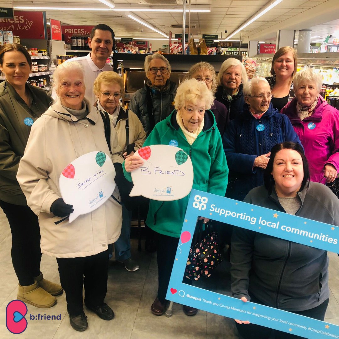 _bfriend's tweet image. Thanks to Co-op Members &amp;amp; the Co-op  #localcommunityfund, we have received £1,234.31 as a @coopuk local cause🙌. A huge thank you to the Co-op stores and their customers who voted &amp;amp; donated to help boost community connections for older neighbours💜. #Dearne #CoopCelebration